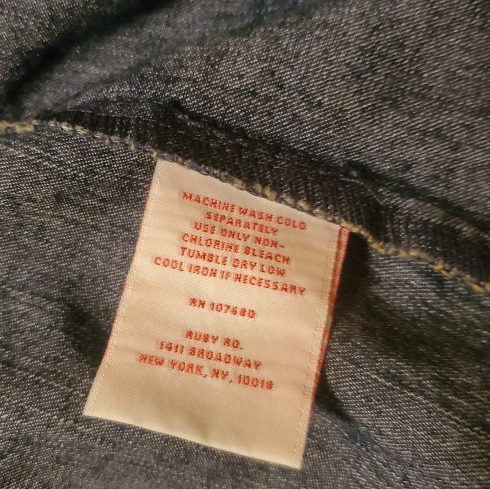 Ruby Rd Denim Jacket, Unique With Multi-Colored F… - image 8